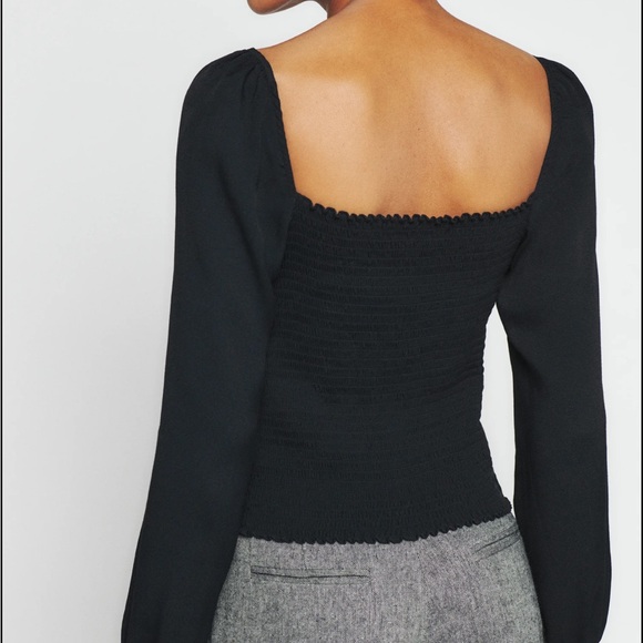 Reformation Black Sweetheart Top - Picture 4 of 5